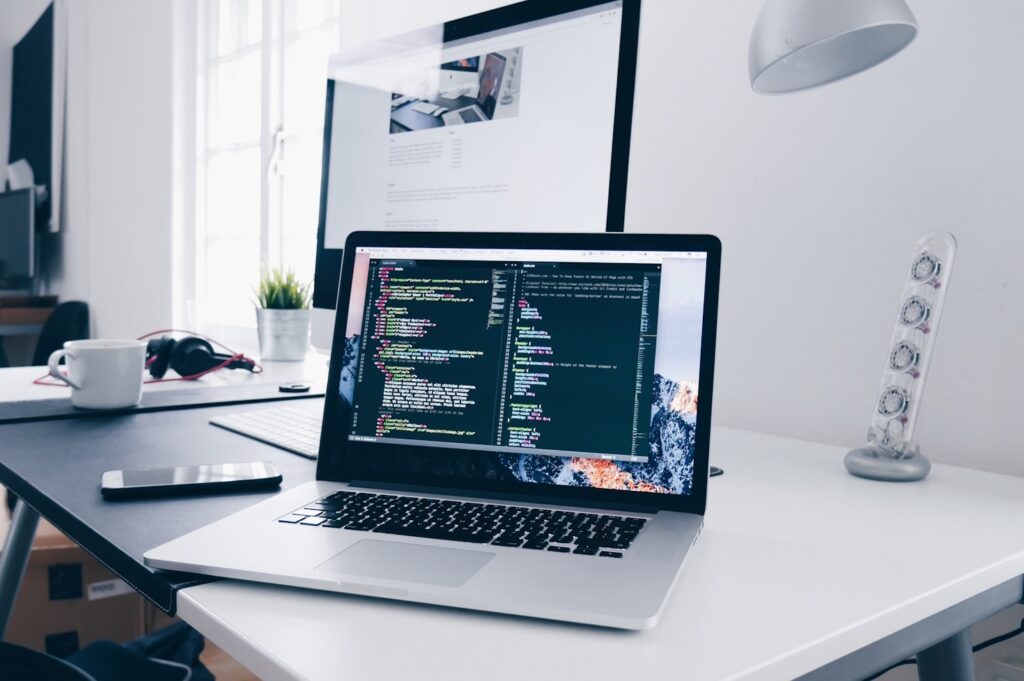 WordPress development workspace with code editor